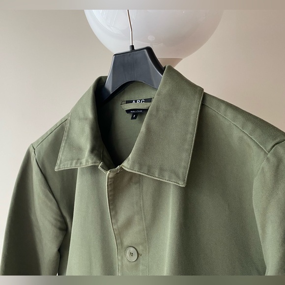APC Kerlouan Chore Coat Green Small - Picture 10 of 10